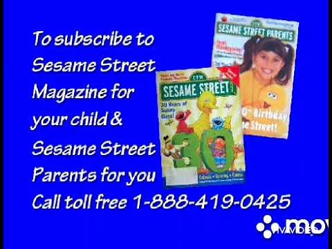 Sesame Street Magazine Promo (1998-2001)
