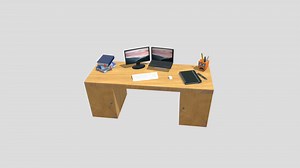 Customized Laptop & Desktop Table - Download Free 3D model by sinan546