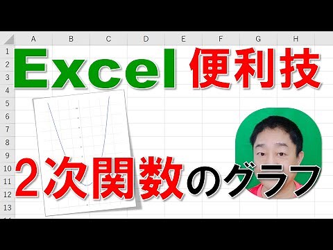 【Excel便利技】2次関数のグラフ