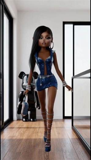 Soft walk, rich energy 💅🏾 #dresstoimpress #roblox #dtiroblox #fyp #model