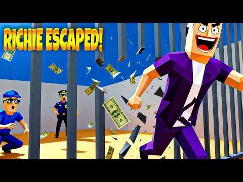 😱 FINALLY Richie ESCAPES From Jail in Dude Theft Wars! | Richie Mission Complete | CHM JALAL
