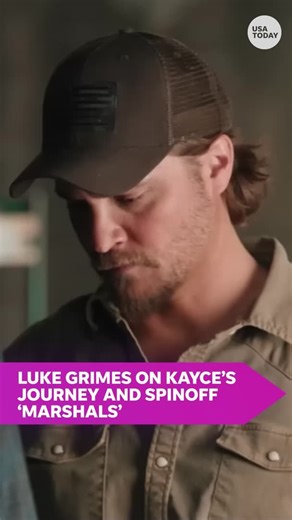 Luke Grimes opens up about Kayce's emotional evolution in "Marshals" and why fans should not expect the character to break into song. | USA TODAY