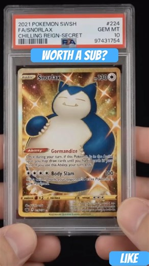 2021 POKEMON SWSHFA/ SNORLAX CHILLING REIGN-SECRET #pokemon #pokemonchannel #pokemoncards