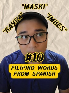 Follow for more language trivia! #kaysa #maski #imbis #filipinowordsfromspanish #didyouknow #etymologyreels #trivia #triviaph #etymology #wordorigins #Philippines #learn #learnenglish #learnonfacebook #learnonreels #facts #history #culture #filipino #alammoba #translation #language #languagelearning #wika #learnspanish #poligoat #jesus | PoliGoat