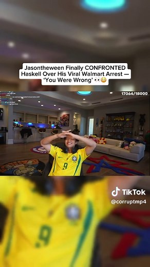 Jasontheween just addressed Haskell’s viral Walmart incident and revealed he confronted him afterwards 👀 “You were wrong for what you did.” “Haskell is still in the early stages of streaming. I called him and he said he’s gonna stop Doherty maxxing.” #Jasontheween #Haskell #Walmart #JackDoherty #Streaming