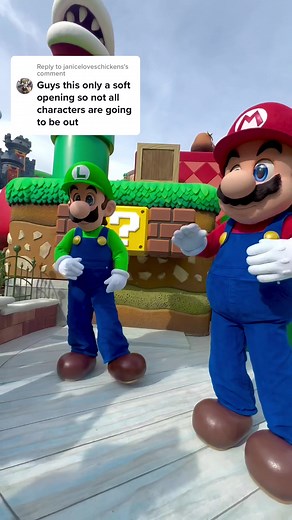 Super Nintendo World Characters at Universal Studios Hollywood