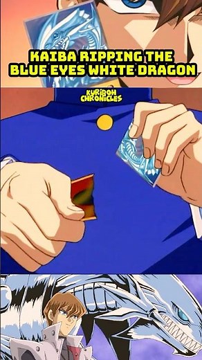 🔥 Kaiba DESTROYS the 4th Blue-Eyes White Dragon! #shorts #yugioh #kaiba