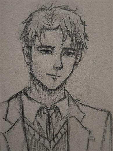 Drawing Loid Forger in My Unique Art Style