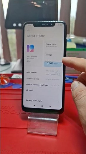 Xiaomi Redmi note 6 pro See Ram and Storage
