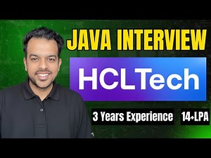 Crack HCL Java Interview — Real 3-Year Experience Questions Explained