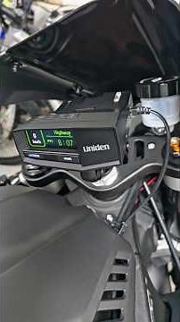 motorcycle radar set up tutorial #radar #radardetectors #radardetector #uniden #unidenr8