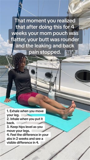 2M views · 5.2K reactions | Does your tummy bulge when you try to do a sit-up (as opposed to staying flat)? If so, let’s work on strengthening your deep core muscle (which works by drawing your waist in). This is also likely why sit-ups haven’t worked for you. | Mommy Mango | Facebook