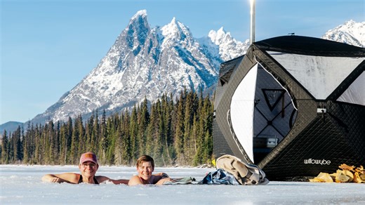 “Yes, We Put a Sauna on a Frozen Lake in Northern BC" Imagine this: Chrissy and Sam, a frozen Kitseguecla Lake, and a DIY sauna right by Rocky Ridge! We cut that ice, set up the cold plunge, and yes, grabbed some beers from Bulkley Valley Brewery because, well, priorities! Sam even whipped up a feast in the Dutch oven. The sun was out, the view over Rocky Ridge was unreal, and the vibes? Frosty and fantastic. Check out the full vlog, it’s a behind-the-scenes day of lake magic! Chrissy Bennett Bu