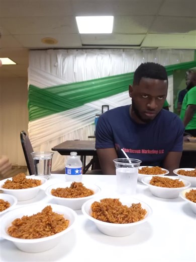 $500 Spicy Jollof Rice Eating Contest in Texas