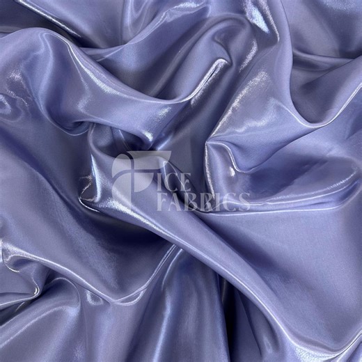 Periwinkle Reflective Liquid Thick Silky Satin Fabric - 58” Wide Shiny Two-tone Satin Fabric - Bridal Satin Fabric for Dress, Decoration - Etsy