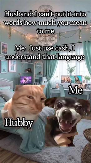 Using Cash for Funny Moments with Wife and Husband