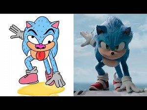 Sonic the Hedgehog Funny Drawing Meme | Funny drawing