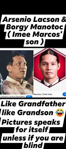 Arsenio Lacson and Borgy Manotoc ( Imee Marcos' son ) Like Grandfather like Grandson 😂 #philippineswelove #Corruption. #Impeachment #confidentialfunds | No to Marcos forever in politics