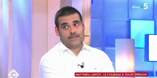 Matthieu Lartot évoque son quotidien parfois difficile à cause de son amputation