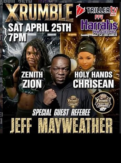 CHRISEAN ROCK VS ZENITH ZION WITH SPECIAL GUEST REF JEFF MAYWEATHER