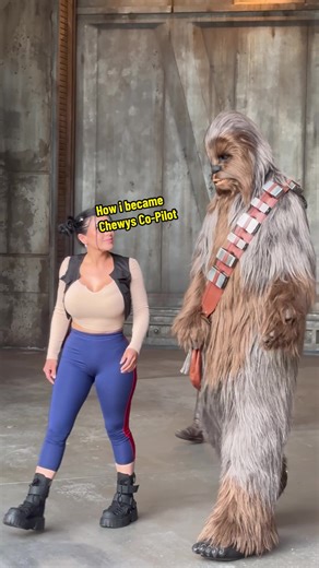 Becoming Chewbacca's Co-Pilot at Disneyland!