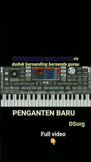 PENGANTEN BARU - KARAOKE DANGDUT KOPLO DSorg | nada WANITA | cewek