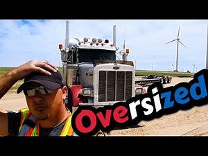 A Day In The Life Of A Heavy Haul Trucker | Hauling Windmill Load