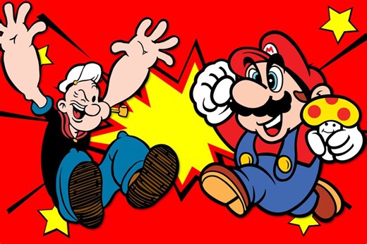 La historia del mayor rebote de Super Mario, o cómo un juego cancelado de Popeye el marino se convirtió en Donkey Kong