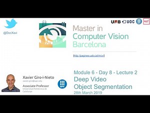 Video Object Segmentation - Xavier Giro - UPC Barcelona 2019