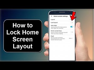 How to Lock Home Screen Layout in Honor Phone