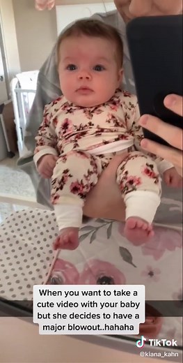 Baby blowouts part 2. Hahahaha #babiesoftiktok #tiktokbaby #fypage #fyp #babyfever #xyzbca #babyblowout #babygirl