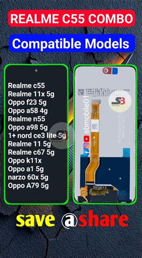 #short oppo realme oneplus vivo Tecno mobile universal combo supported models list