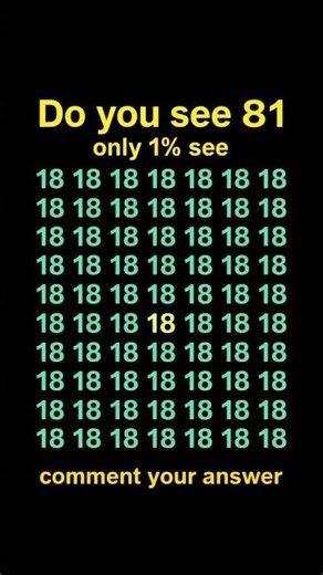 Can Your Eyes Beat This Puzzle? Find 81 Fast!