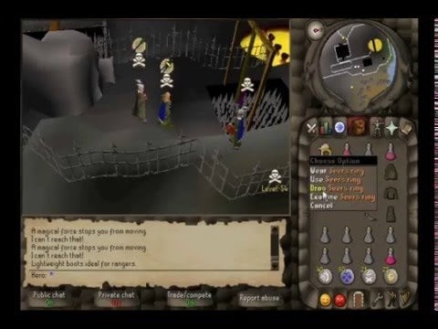 The best to ever do it. Escaping PKers at wildy agility course, the most Heroic way