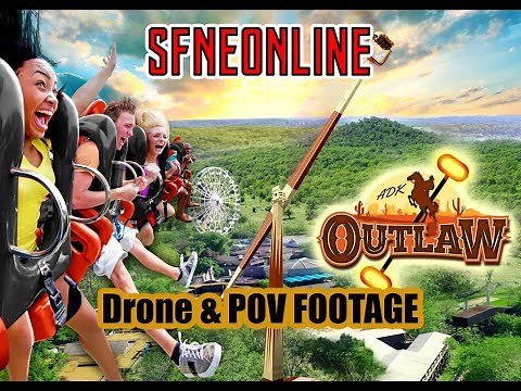 Adirondack Outlaw | Six Flags Great Escape | Full Multi-Cam On-Ride & Drone Footage in 4K