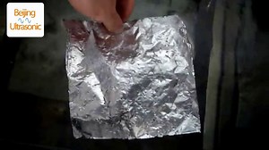 Ultrasonic Cleaner Foil Test