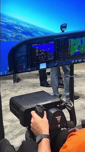 Thrustmaster TCA Sky Yoke for GA #FSExpo #thrustm aster