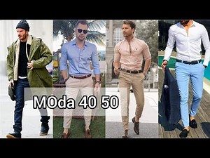 OUTFITS para HOMBRES de 40,50 AÑOS / MODA para HOMBRES MAYORES
