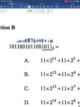 2026 DSE Math Revision - Binary system (Level 2+)