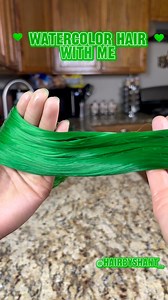 3.5K views · 41 reactions | Watercolor Hair Green With me Using...