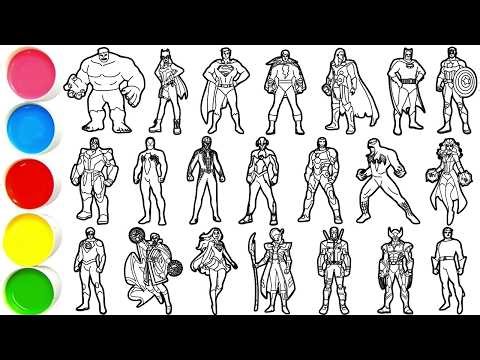 Draw Legendary Superheroes in Minutes - Hulk, Batgirl, Superman, Shazam, Thor, Batman & Others