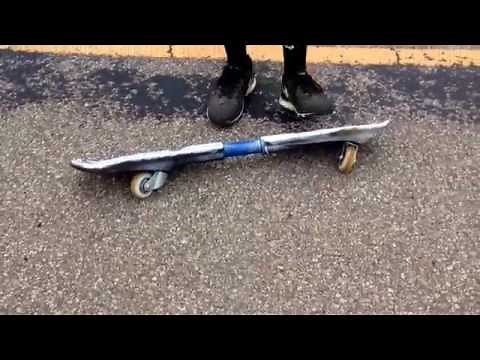 How to ride and stop on a ripstick