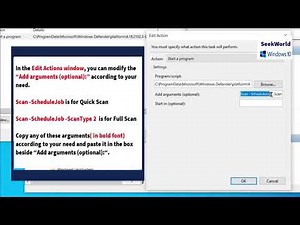 How to Schedule a scan in Microsoft Defender Antivirus