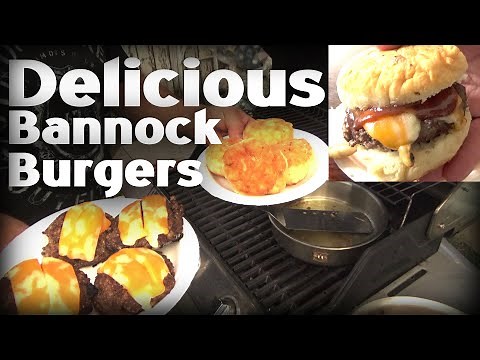 Bannock Burgers are Delicious 😋