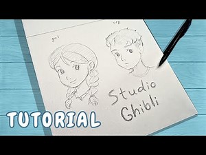 Learn to Draw Ghibli Style Portrait - TUTORIAL