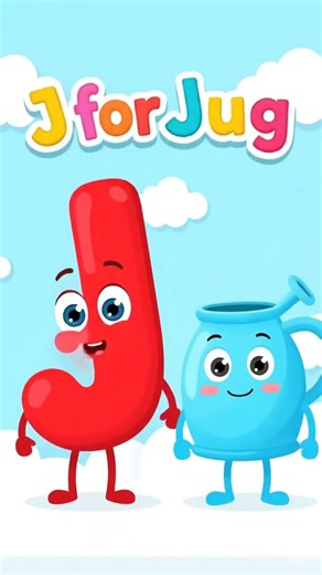 J for Jug 🫙 | Talking Alphabet for Kids | ABC Learning