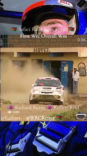 #We sadly lost the great Richard Burns, on this day in 2005. Here he is on his way to his first ever @WRCOfficial victory alongside co-driver Robert Reid #ralliartrevolution #Ralliart #rallykenya #safarirally