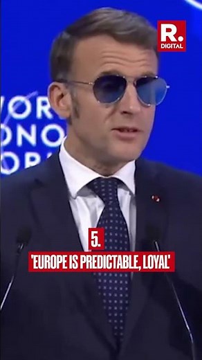 Emmanuel Macron's Fiery Jabs At Donald Trump | World Economic Forum in Davos 2026