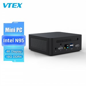[Hot Item] Most Powerful Portable 4 Cores in-Tel N95 Office OPS Small Minipc Barebone Desktop Computer Mini PC with Fan