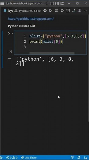 #1 List | Python Nested List | Python for Beginners